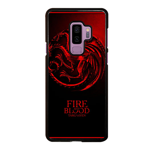 FIRE ANG BLOOD TARGARYEN Samsung Galaxy S9 Plus Case