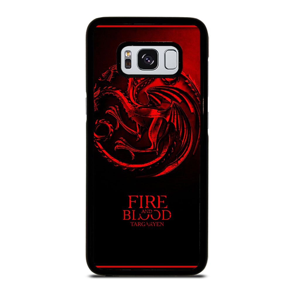 FIRE ANG BLOOD TARGARYEN Samsung Galaxy S8 Case