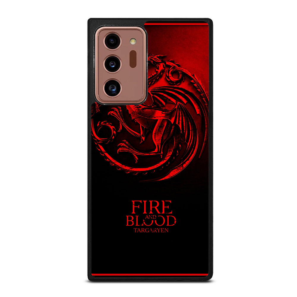 FIRE ANG BLOOD TARGARYEN Samsung Galaxy Note 20 Ultra Case