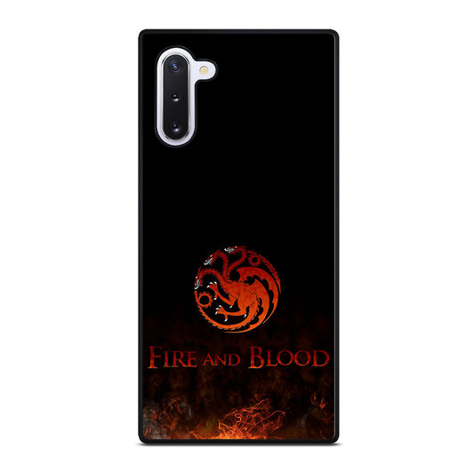 FIRED FIRE AND BLOOD Samsung Galaxy Note 10 Case