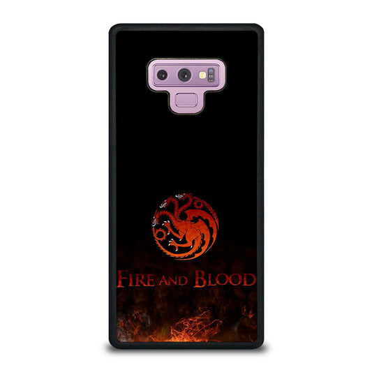 FIRED FIRE AND BLOOD Samsung Galaxy Note 9 Case