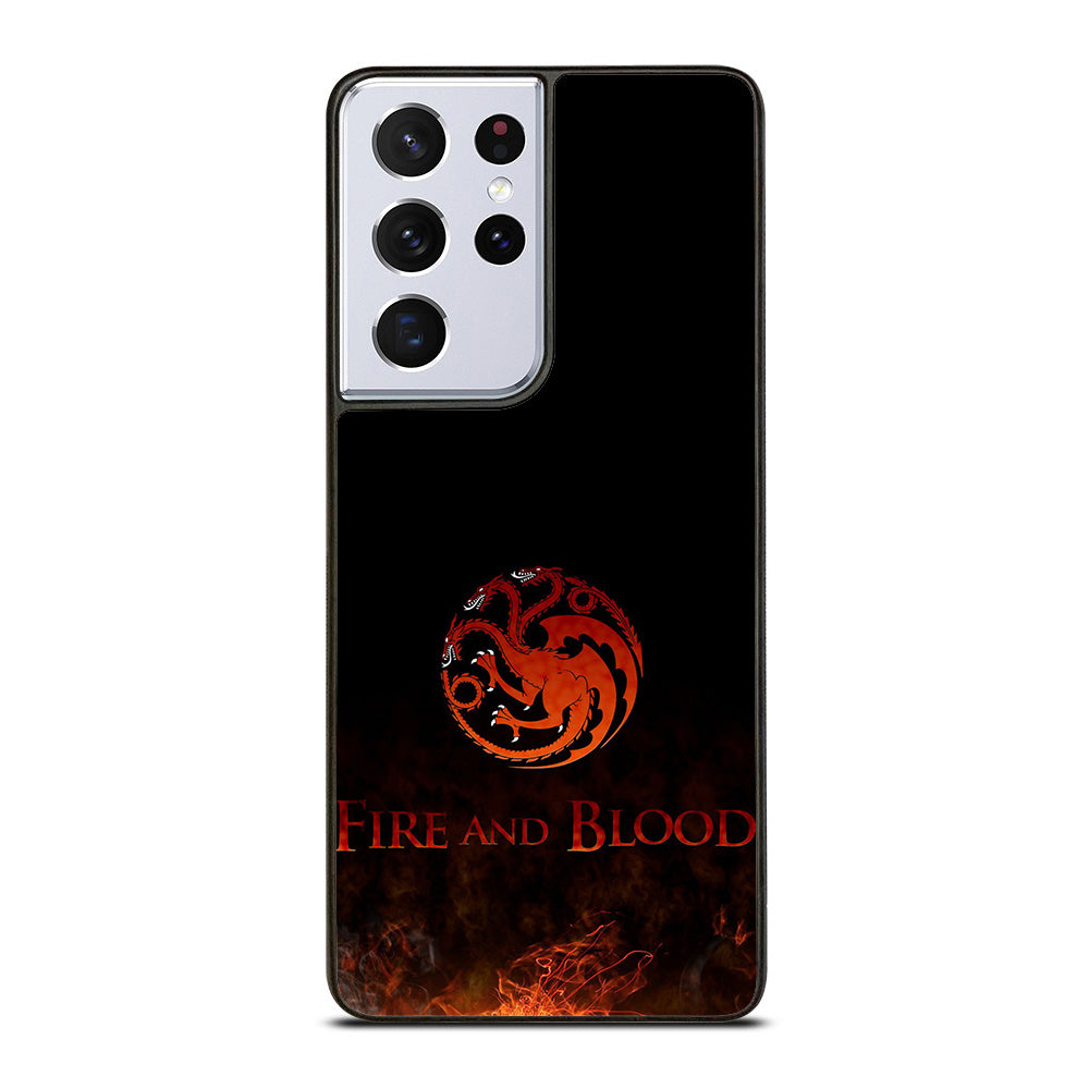 FIRED FIRE AND BLOOD Samsung Galaxy S21 Ultra 5G Case