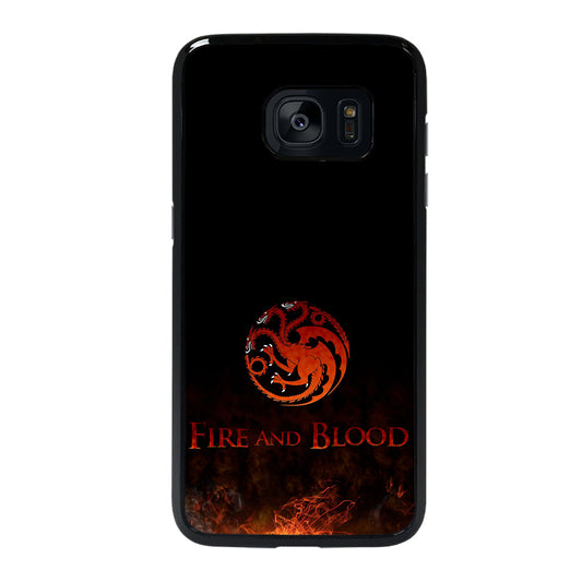 FIRED FIRE AND BLOOD Samsung Galaxy S7 Edge Case