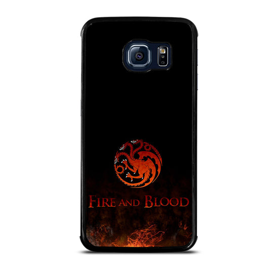 FIRED FIRE AND BLOOD Samsung Galaxy S6 Edge Case