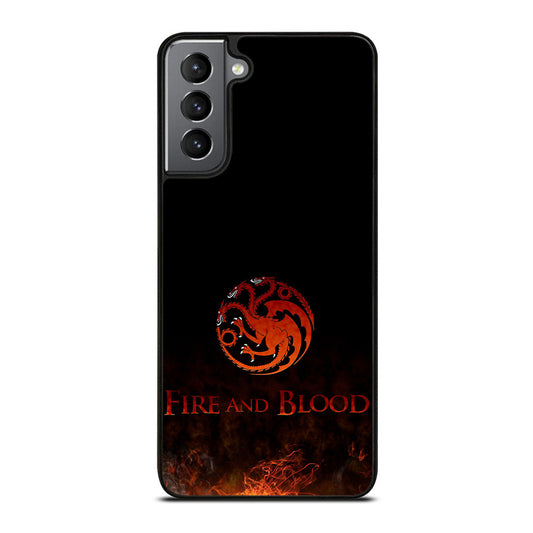 FIRED FIRE AND BLOOD Samsung Galaxy S21 Plus 5G Case