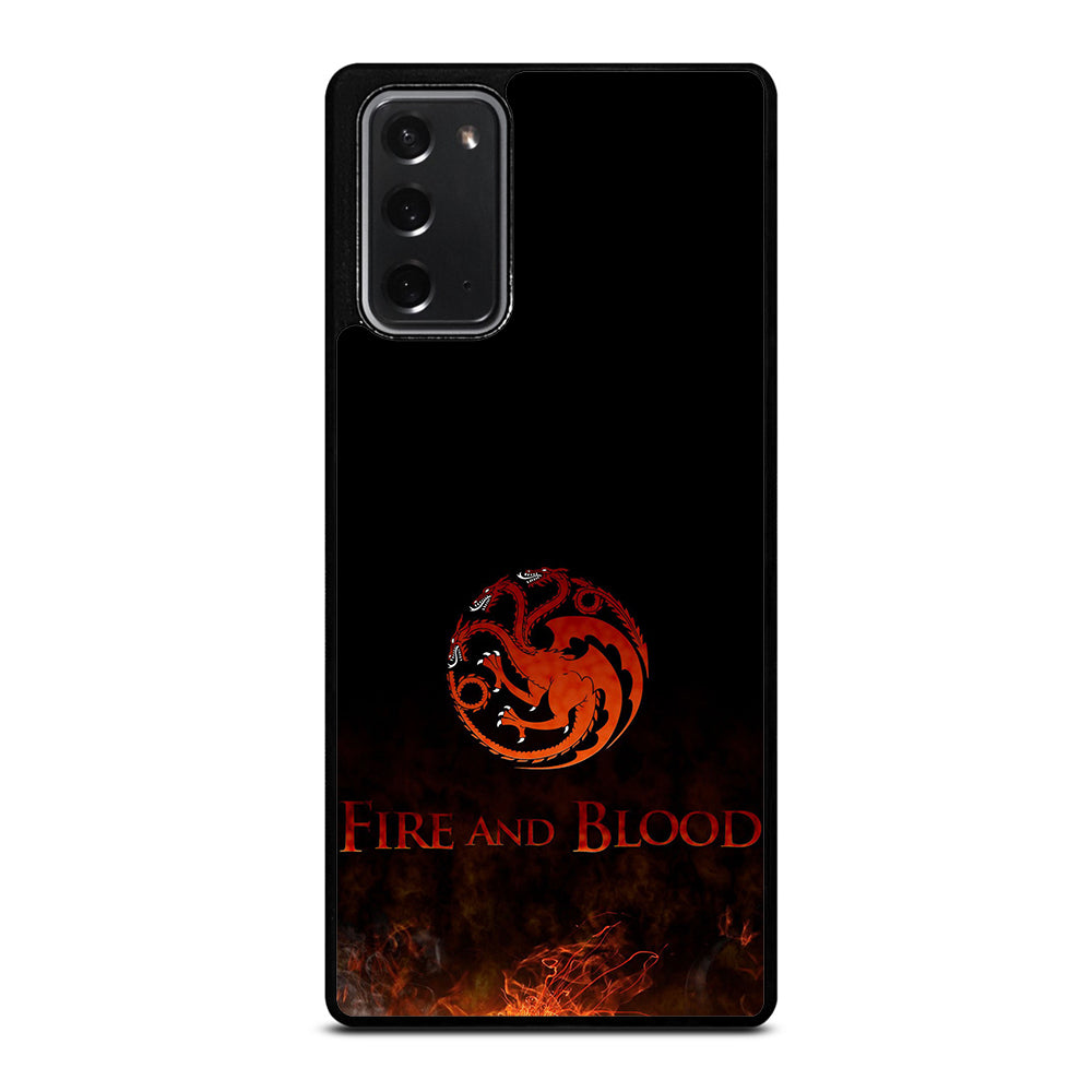 FIRED FIRE AND BLOOD Samsung Galaxy Note 20 Case
