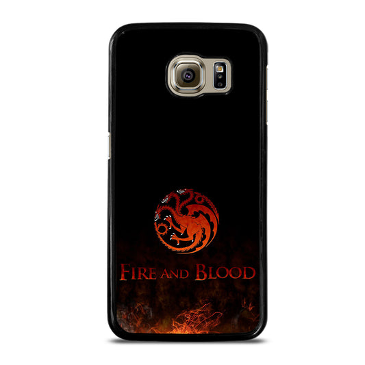 FIRED FIRE AND BLOOD Samsung Galaxy S6 Case