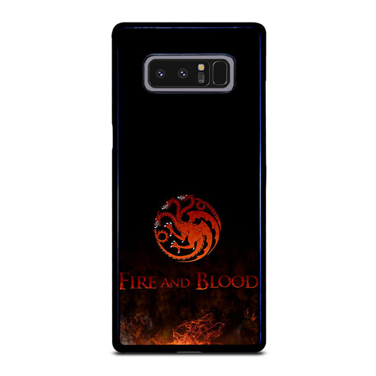 FIRED FIRE AND BLOOD Samsung Galaxy Note 8 Case