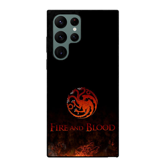 FIRED FIRE AND BLOOD Samsung Galaxy S22 Ultra 5G Case
