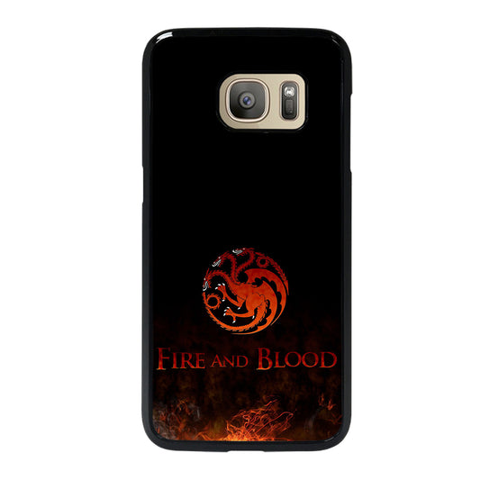 FIRED FIRE AND BLOOD Samsung Galaxy S7 Case