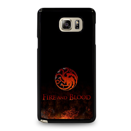 FIRED FIRE AND BLOOD Samsung Galaxy Note 5 Case
