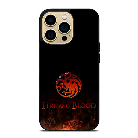 FIRED FIRE AND BLOOD iPhone 14 Pro Max Case