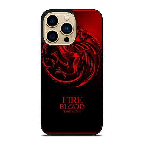 FIRE ANG BLOOD TARGARYEN iPhone 14 Pro Max Case