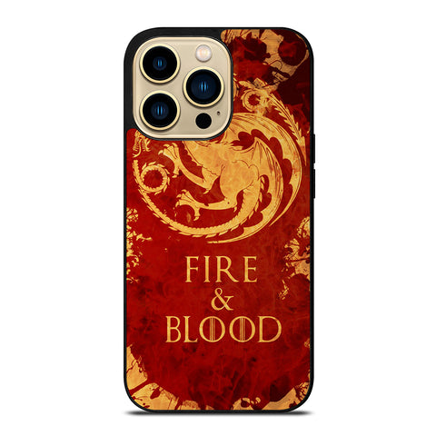 FIRE & BLOOD iPhone 14 Pro Max Case