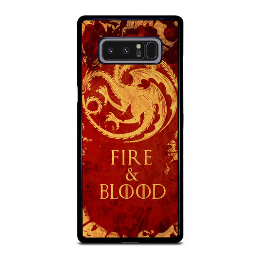 FIRE & BLOOD Samsung Galaxy Note 8 Case