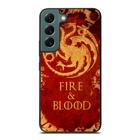 FIRE & BLOOD Samsung Galaxy S22 5G Case