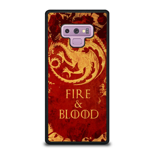 FIRE & BLOOD Samsung Galaxy Note 9 Case