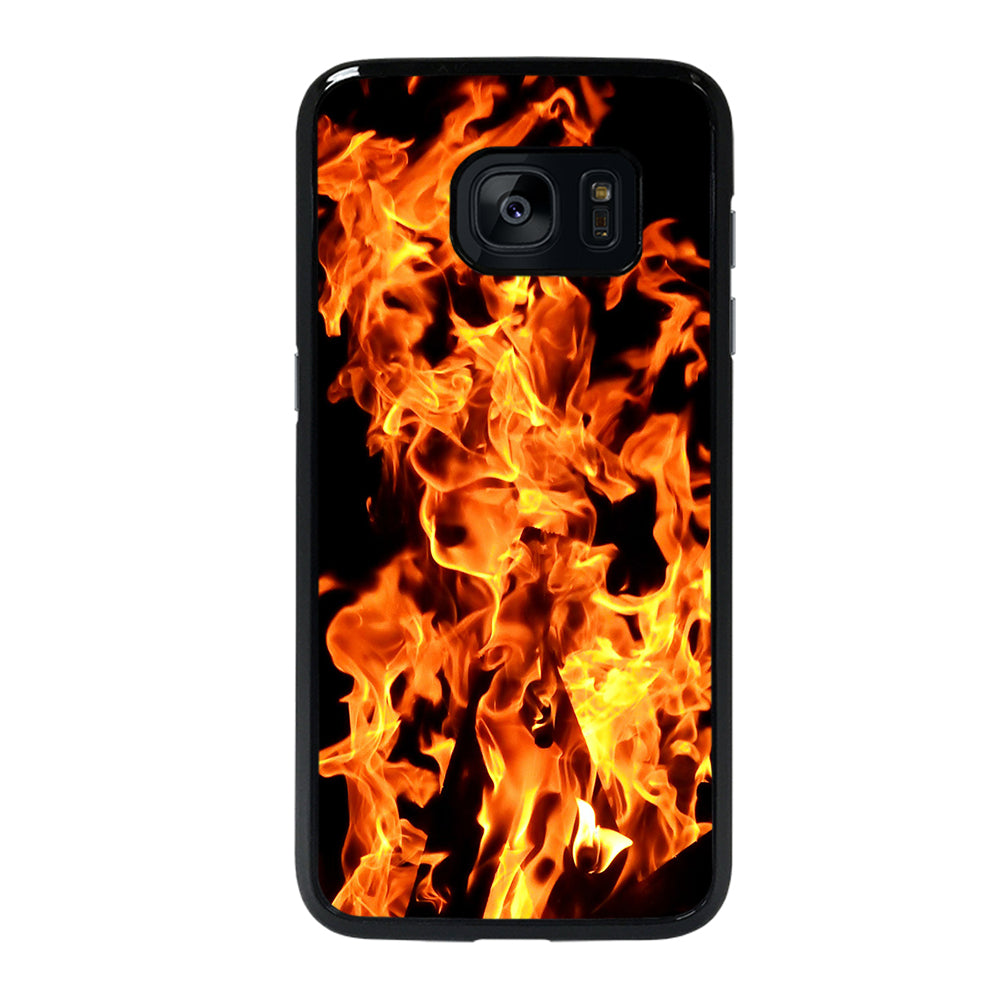 Fire Wallpaper Samsung Galaxy S7 Edge Case