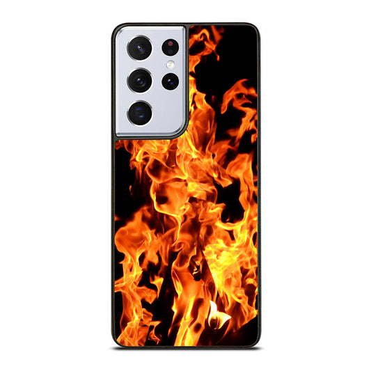 Fire Wallpaper Samsung Galaxy S21 Ultra 5G Case