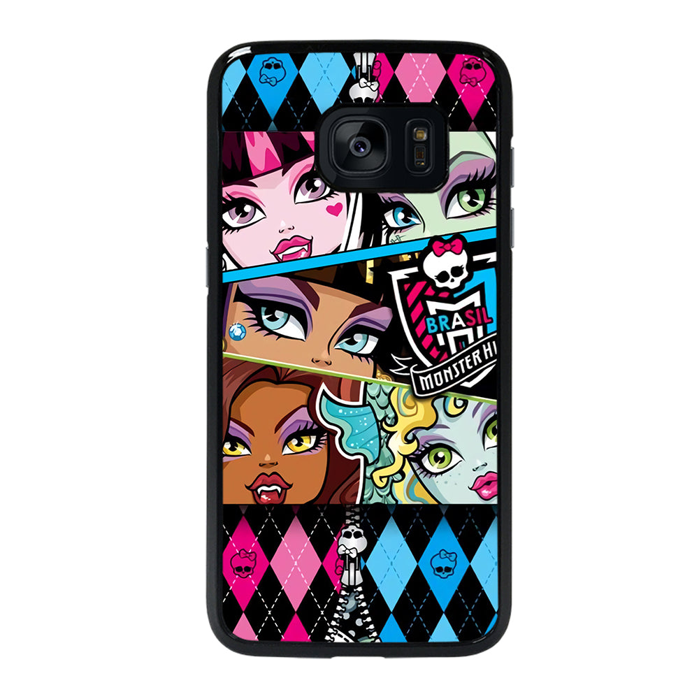 Frankie Stein Brasil Monster High Samsung Galaxy S7 Edge Case