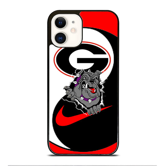 GEORGIA BULLDOGS YIN AND YANG iPhone 12 Case