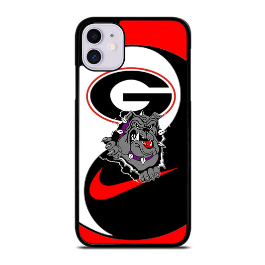 GEORGIA BULLDOGS YIN AND YANG iPhone 11 Case