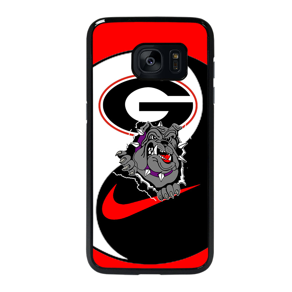 GEORGIA BULLDOGS YIN AND YANG Samsung Galaxy S7 Edge Case