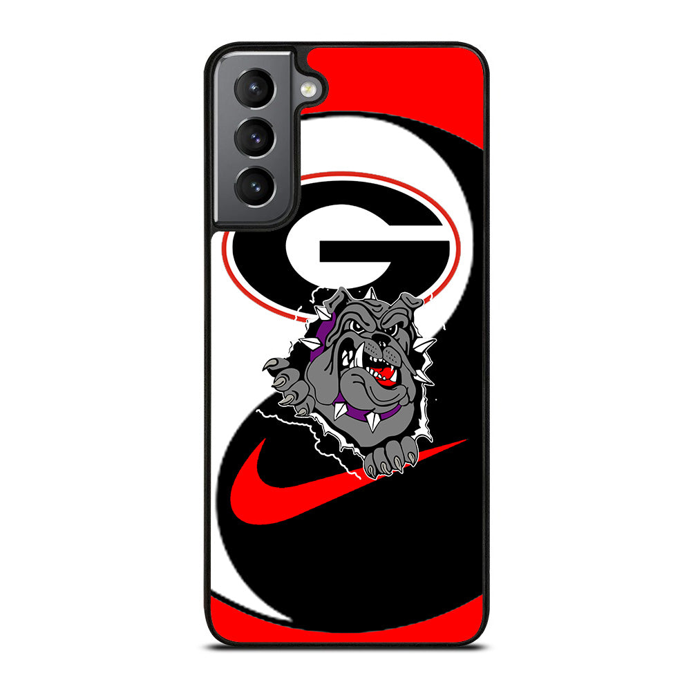 GEORGIA BULLDOGS YIN AND YANG Samsung Galaxy S21 Plus 5G Case