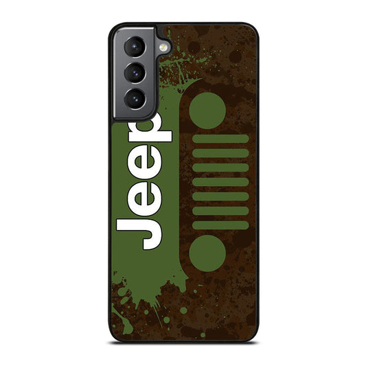 GREEN JEEP WRANGLER Samsung Galaxy S21 Plus 5G Case