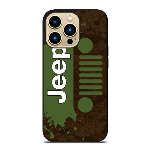 GREEN JEEP WRANGLER iPhone 14 Pro Max Case