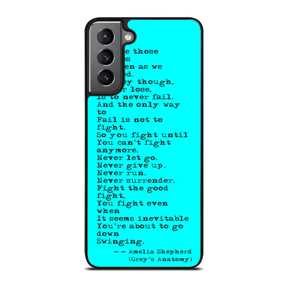 GREY'S ANATOMY QUOTES Samsung Galaxy S21 Plus 5G Case