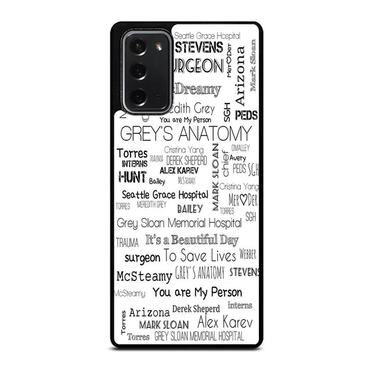 GREY'S ANATOMY STORY Samsung Galaxy Note 20 Case