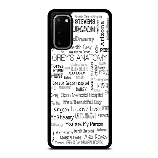 GREY'S ANATOMY STORY Samsung Galaxy S20 / S20 5G Case