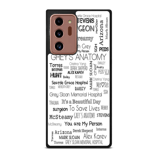 GREY'S ANATOMY STORY Samsung Galaxy Note 20 Ultra Case