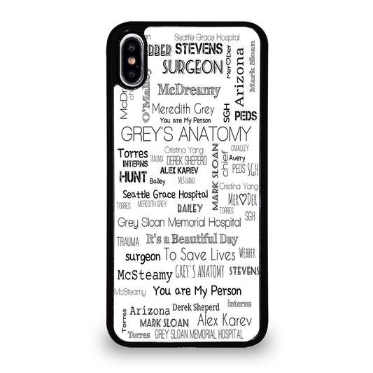 GREY'S ANATOMY STORY iPhone XS Max Case