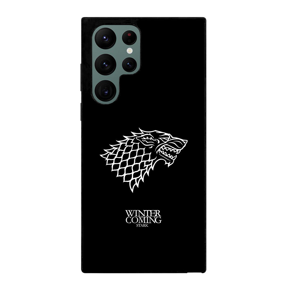 Game Of Thrones House Stark Logo Samsung Galaxy S22 Ultra 5G Case