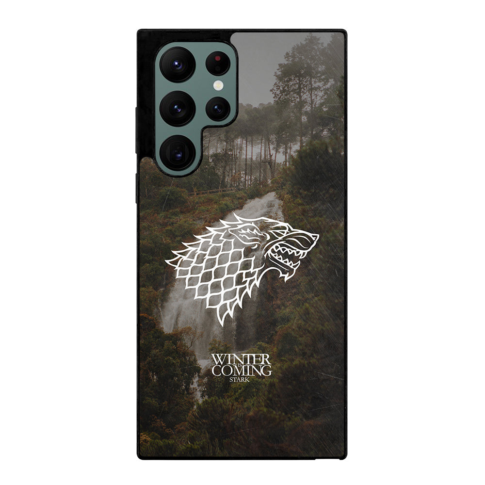 Game Of Thrones House Stark in Nature Samsung Galaxy S22 Ultra 5G Case