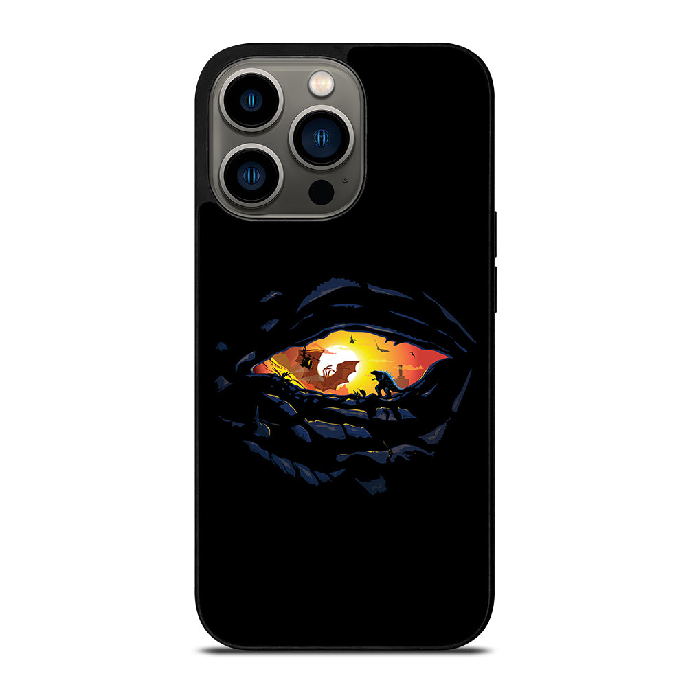 Godzilla War In Eye Painting Art iPhone 13 Pro Case