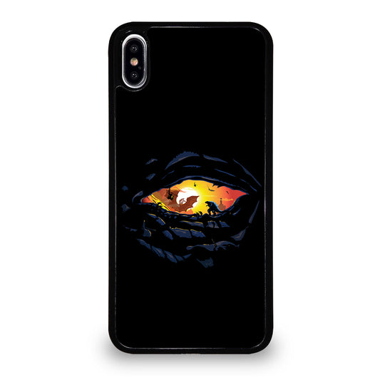 Godzilla War In Eye Painting Art iPhone XS Max Case