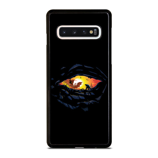 Godzilla War In Eye Painting Art Samsung Galaxy S10 Case