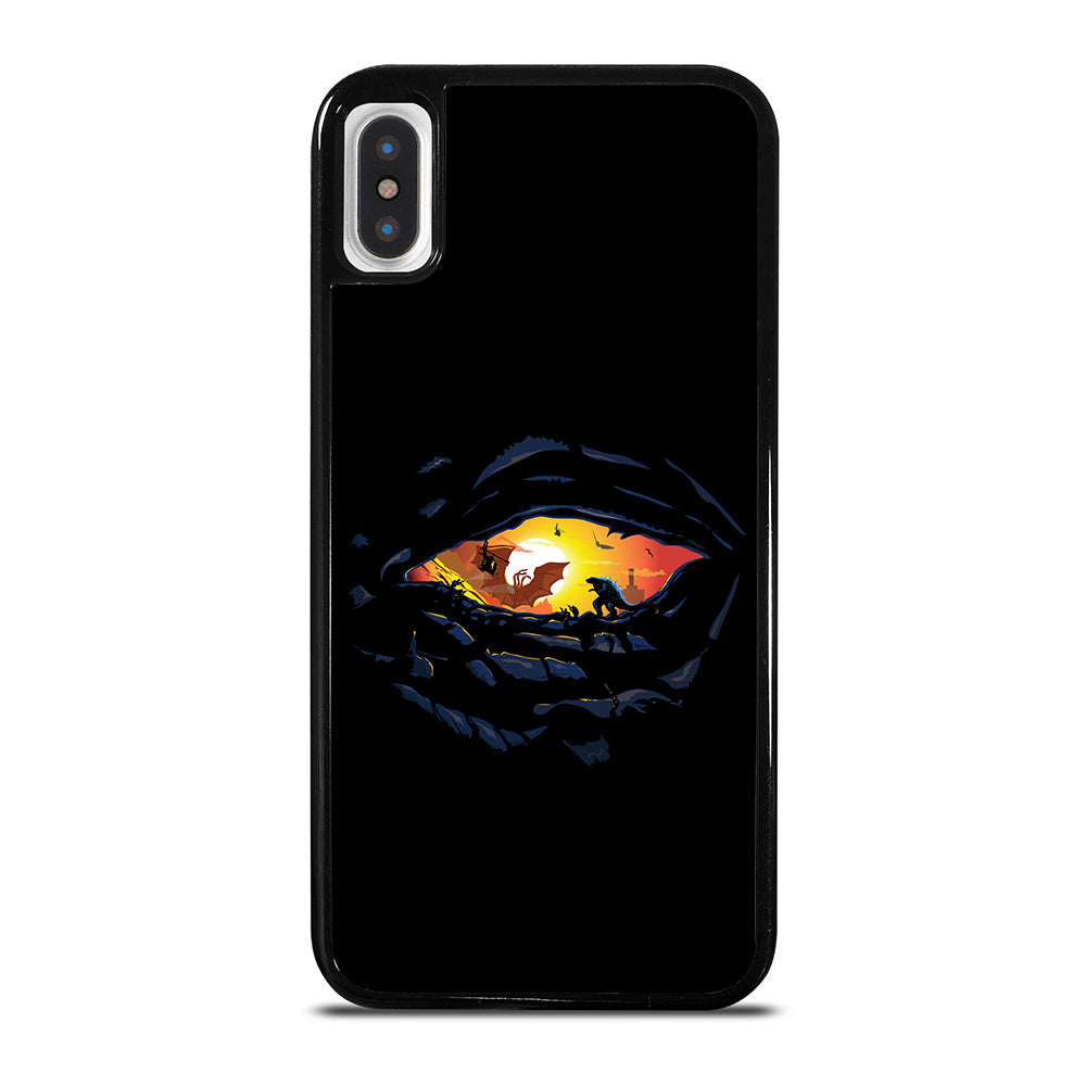Godzilla War In Eye Painting Art iPhone X / XS Case