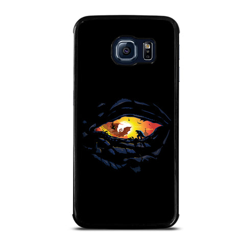 Godzilla War In Eye Painting Art Samsung Galaxy S6 Edge Case