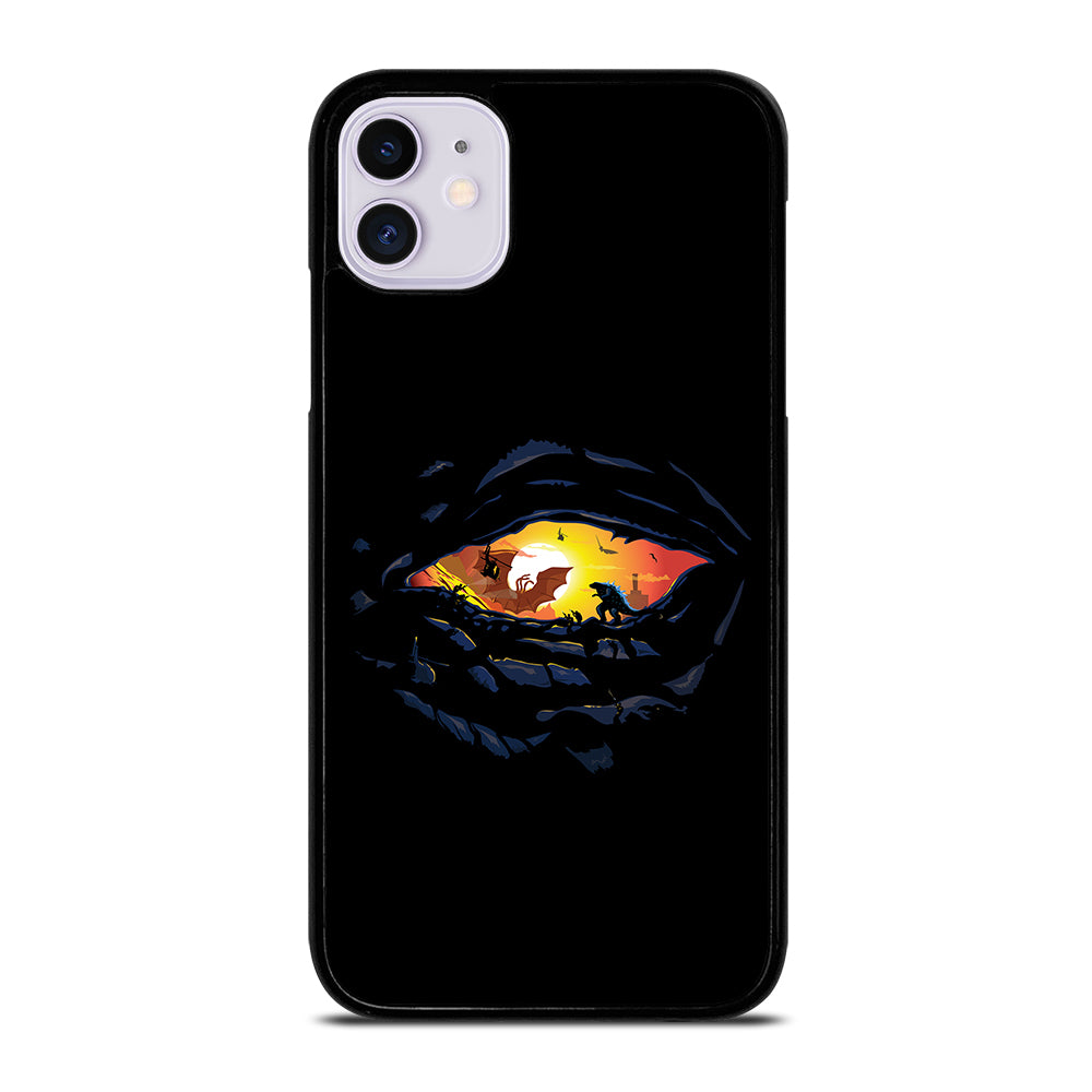 Godzilla War In Eye Painting Art iPhone 11 Case