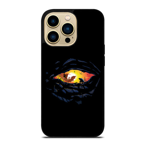 Godzilla War In Eye Painting Art iPhone 14 Pro Max Case