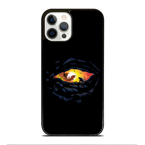 Godzilla War In Eye Painting Art iPhone 12 Pro Case