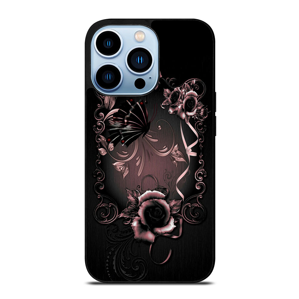 Gothic Rose Flower iPhone 13 Pro Max Case