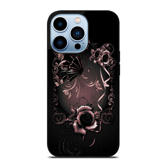 Gothic Rose Flower iPhone 13 Pro Max Case