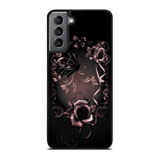Gothic Rose Flower Samsung Galaxy S21 Plus 5G Case
