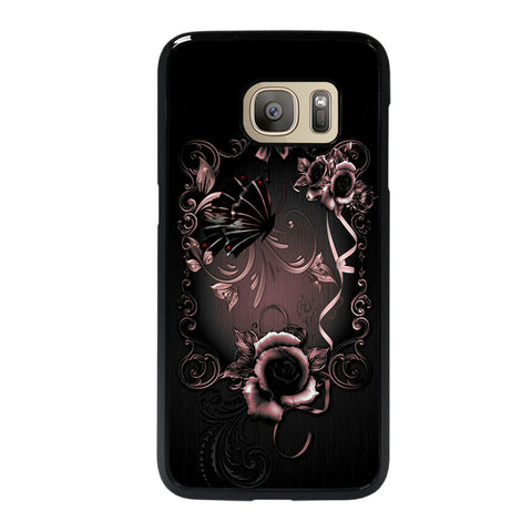 Gothic Rose Flower Samsung Galaxy S7 Case