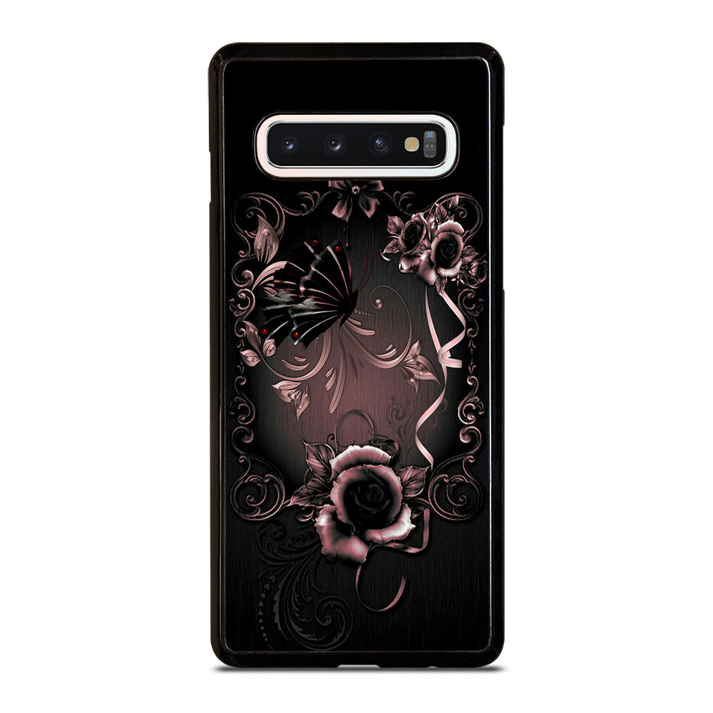 Gothic Rose Flower Samsung Galaxy S10 Case